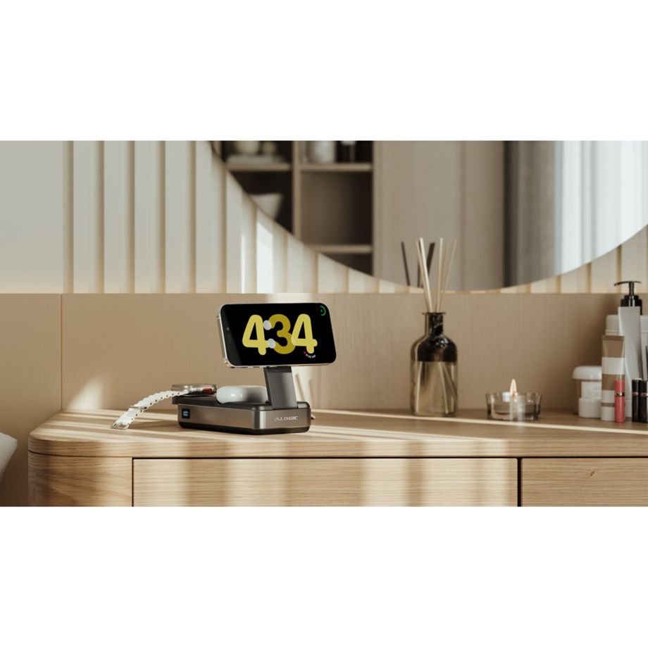 Alogic Roam 6-in-1 Powerbank 21.000 mAh with Qi2 + 100W USB-C