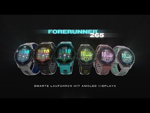 Garmin Forerunner 265S Schwarz/Zitronengelb