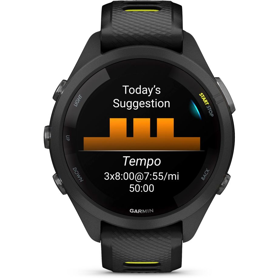 Garmin Forerunner 265S Schwarz/Zitronengelb